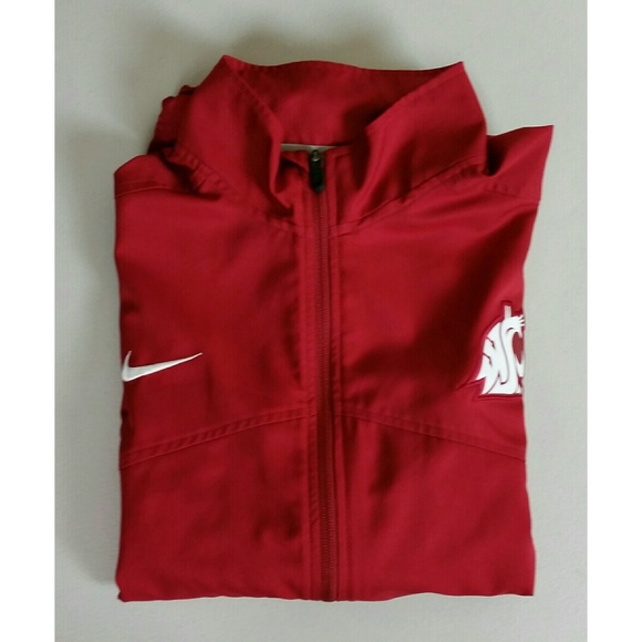 MENS/Nike Dri Fit/Lt Wt Jacket/Size L/Red & White - Picture 3 of 7